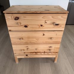 IKEA Solid Wood Dresser, Natural Pine 