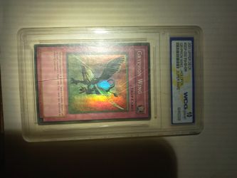 Graded  Gem Mint Gryphon Wing Yu-Gi-Oh Card 
