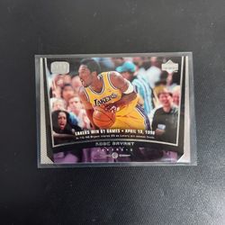 Kobe Bryant Basketball Card 