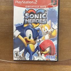 Sony PlayStation Ps2 Sonic Heroes