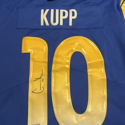 Autographed LA Rams Cooper Kupp Jersey