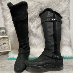 North Face “Brianna” black knee high waterproof boots sz 8.5 