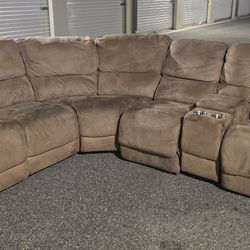 Sectional manual recliner (DELIVER OPTION)