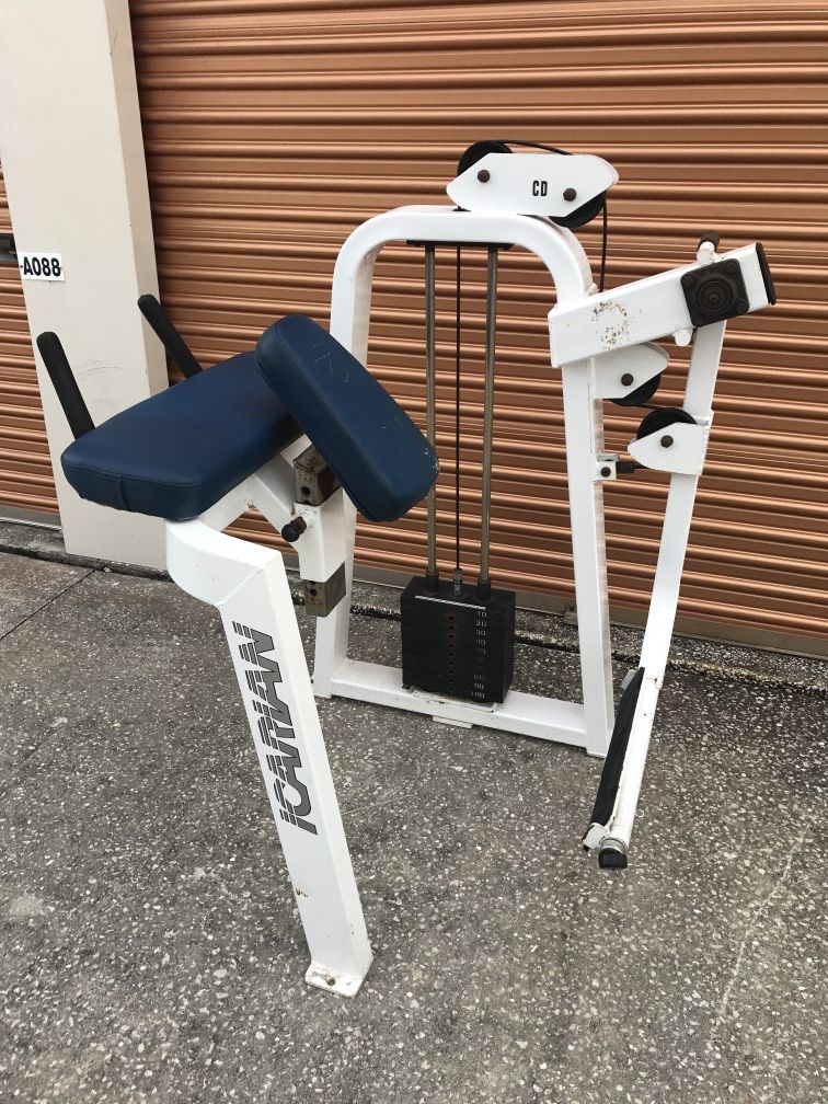 Precor Icarian Commercial Glute Kick Back Machine
