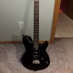 Electric guitar black 