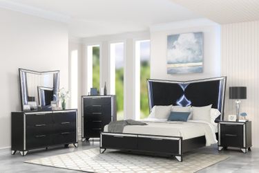 Bed with LED light in Queen and King Size LIMITED SPECIAL OFFER ASK FOR ZERO DOWN PAYMENT PRICE 😱
