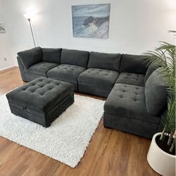 6 Piece Thomasville Sectional Couch! (FREE DELIVERY 🚚)