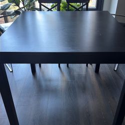 IKEA Bjursta Square Bar Table (with chairs)
