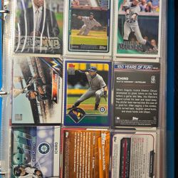 collection of vintage baseball cards