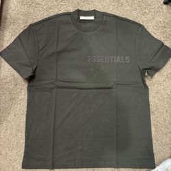 Fear Of God Essentials T-shirt Off Black