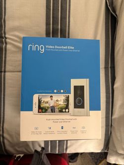 Ring Video Doorbell Elite (Brand New Sealed)