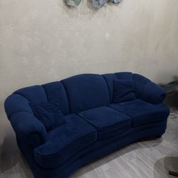 Blue Sofa Set