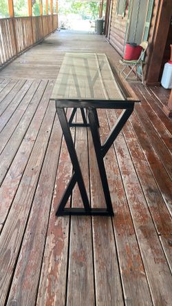 Black table