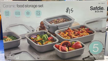 Ceramic food storage set