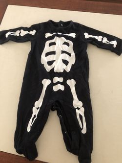 Baby Skeleton Onesie 6 Month 