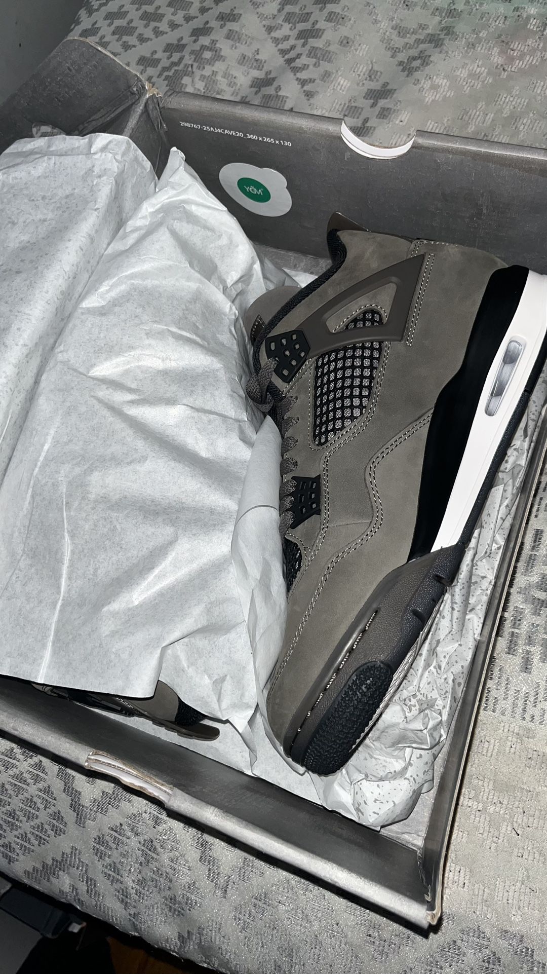 Air Jordan 4s Cave Stone