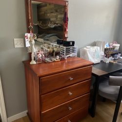 Solid Wood Dresser,  4 drawers. 