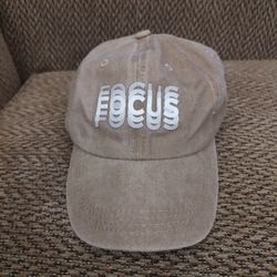 FOCUS BASEBALL CAP.  ADJUSTABLE CAP.  NEW.  PICKUP ONLY.