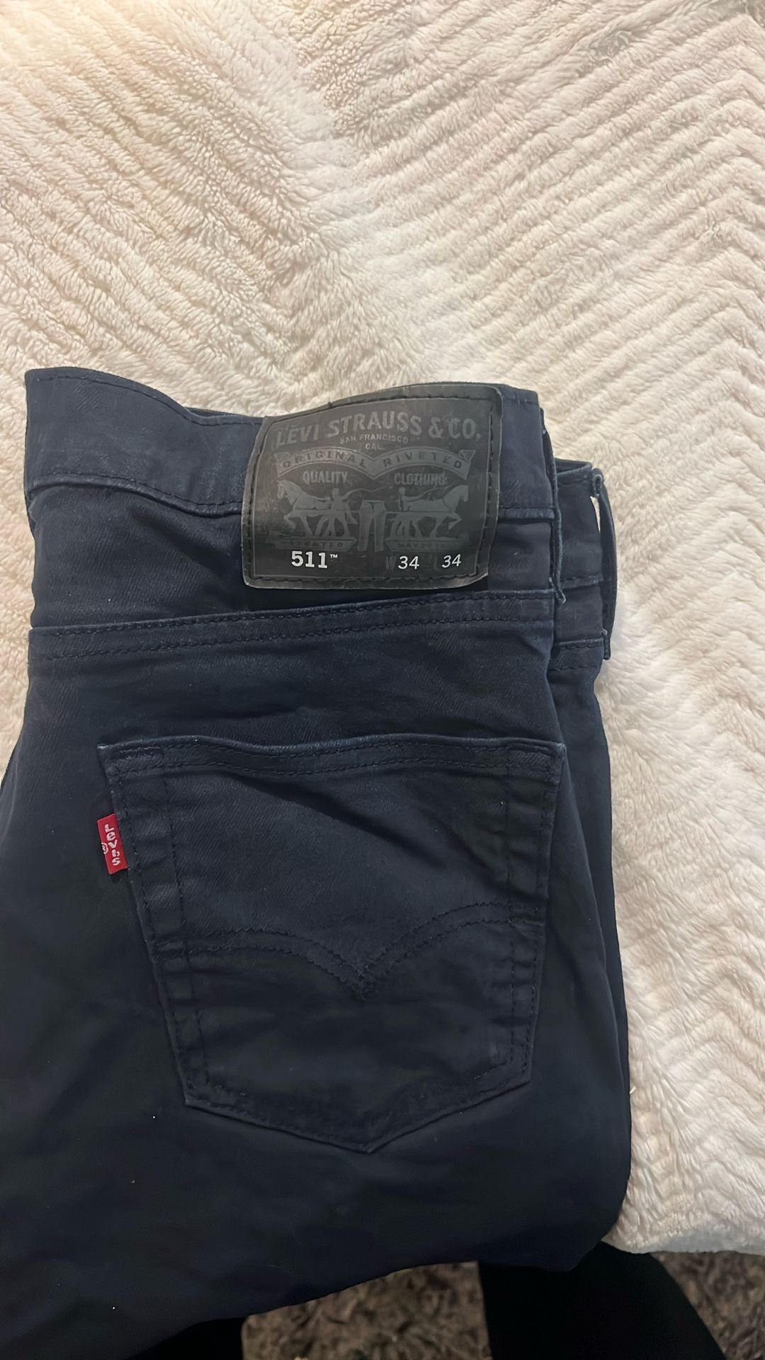 Dark Blue Levi Jeans