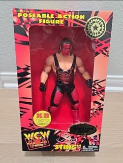 WCW NWO Signature  Series Sting  Poseable 12" Figure