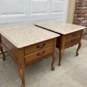 Marbletop Vintage Tables