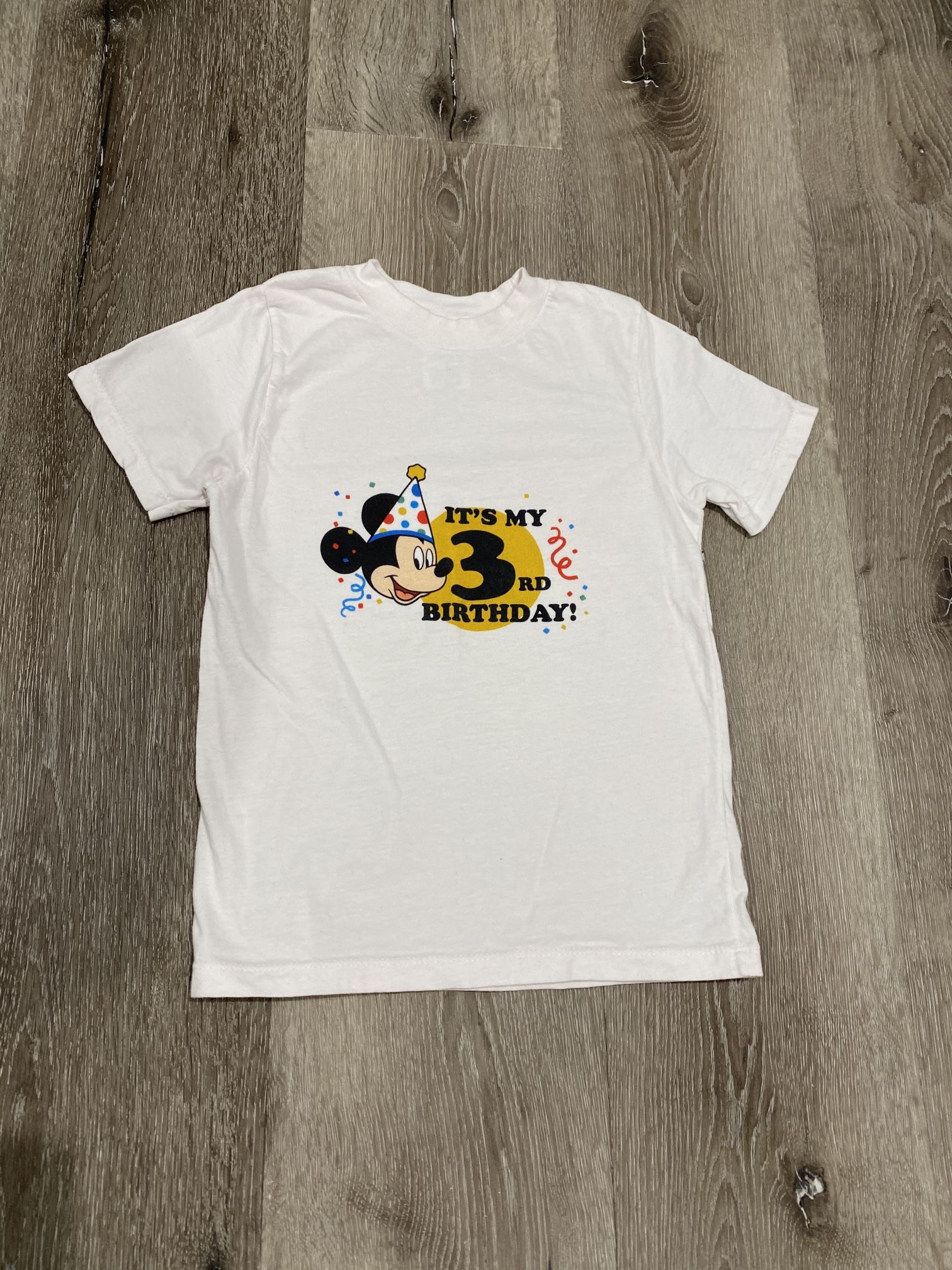 Disney Mickey Mouse 3rd Birthday Shirt