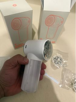 Fabric Shaver, Lint Remover Rechargeable, 6-Blade Lint Remover with LCD Display & 3 Speeds, Portable for Clothes, Sweaters, Couches, Blankets, Include