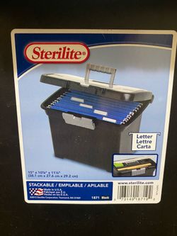 Sterilite File Storage Boxes (2)