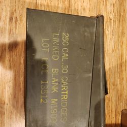 Army Ammo Box Full Of Nails 