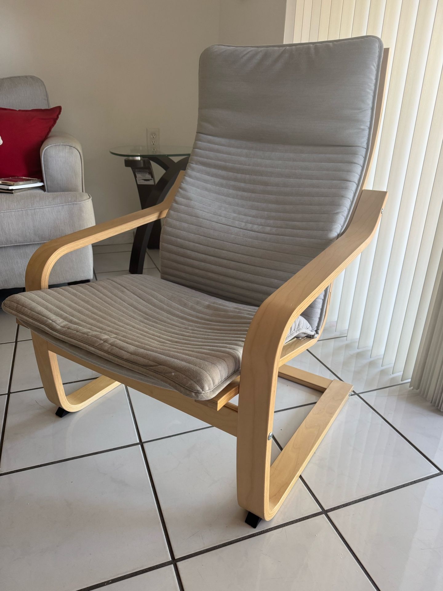 IKEA Armchair with cushion, light beige