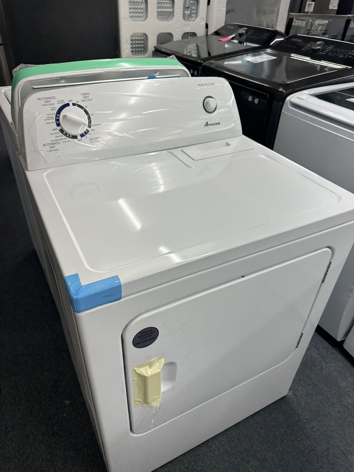 New Amana Dryer 1 Year Warranty 