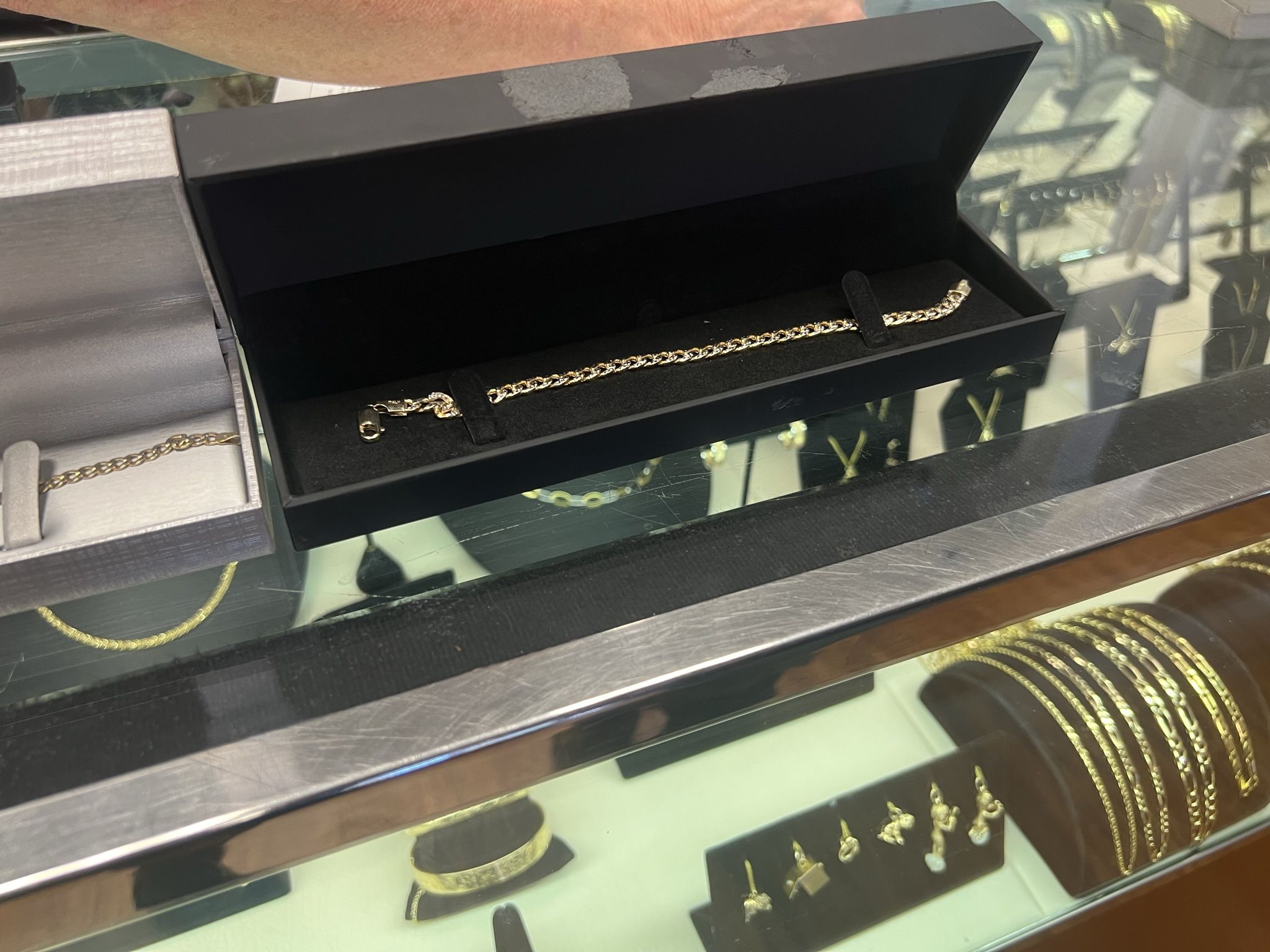 8 Inch 14k Solid Gold Bracelets