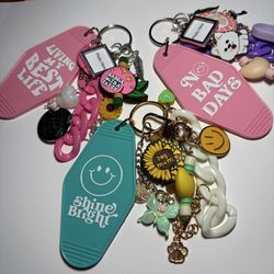 Beaded Motel Keychain One Of A Kind 