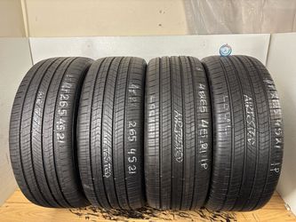 Set 4 tires 265 45 21 Kumho majesty solus high tread