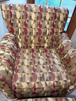 Living room Chair and ottoman