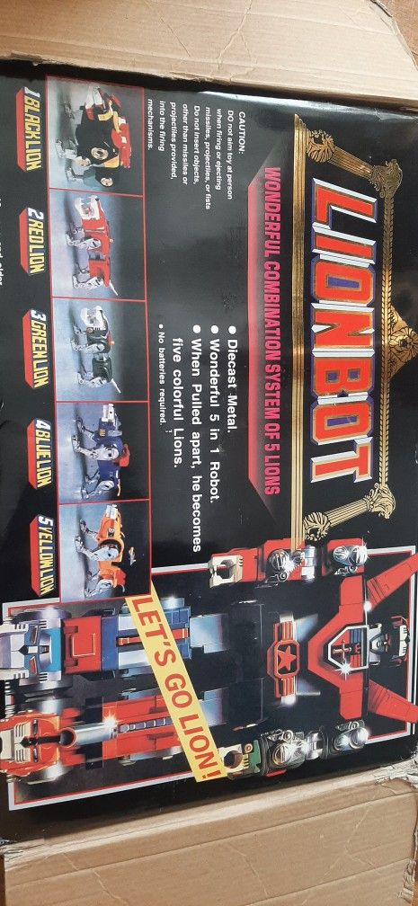 Voltron Lionbot Brand New In The Box Never Touched No Scratches Instruction Booklet And Box Brand New From The '80s