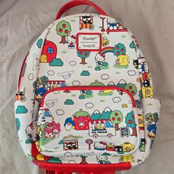 Universal Studios 50th Hello Kitty Ice Cream Sanrio Loungefly Backpack