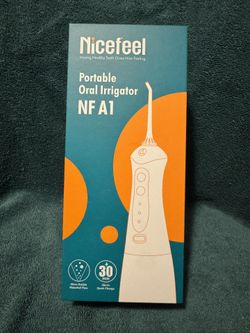 Nicefeel Cordless Water Dental Flosser - Portable, 3 Cleaning Modes, New