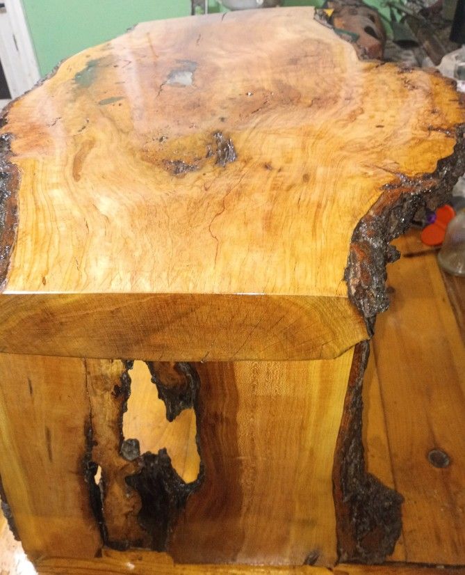 Red Cherry Burl Bench's And Tables