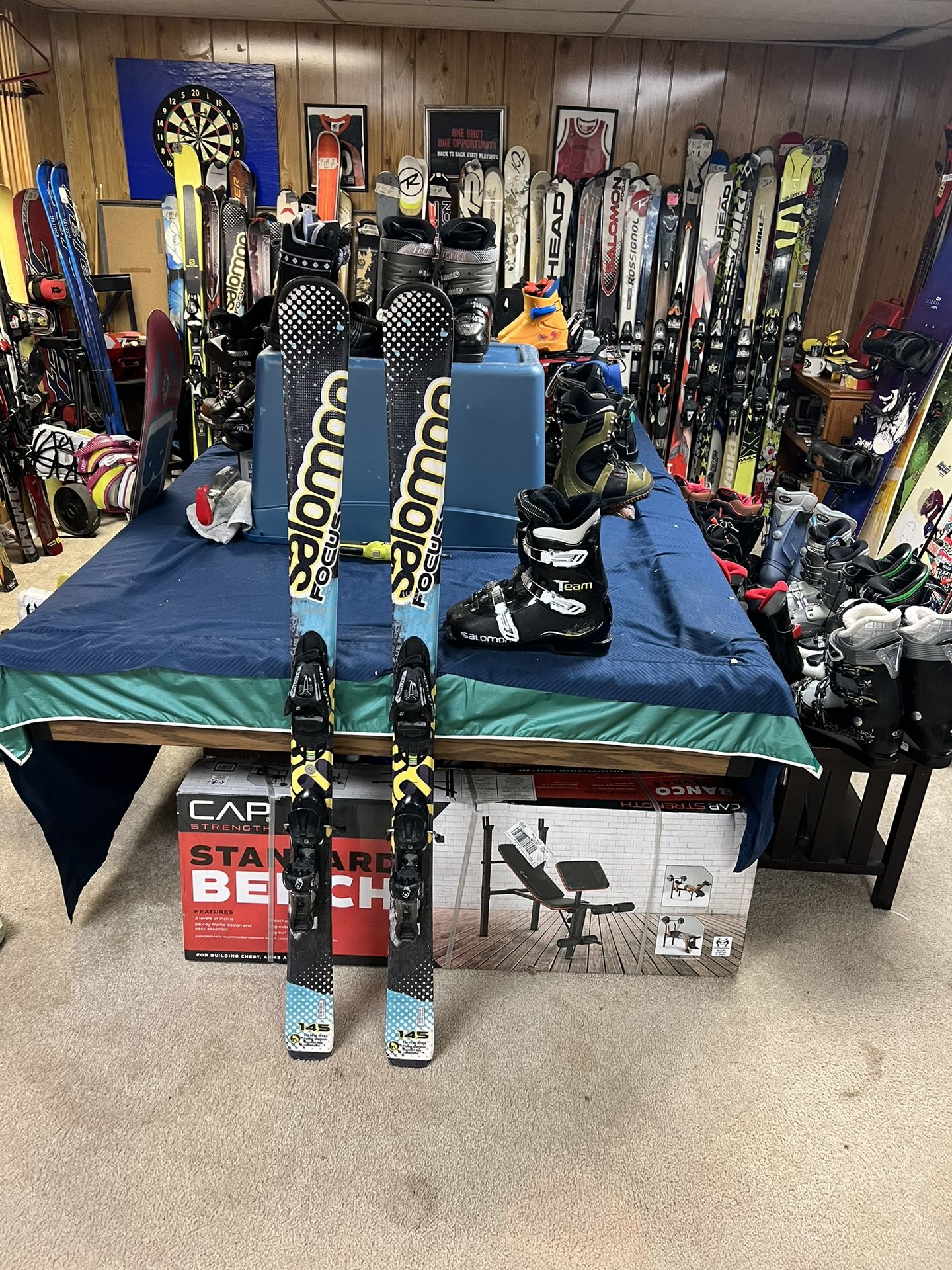 Salomon Ski Package With Boots And Bindings 