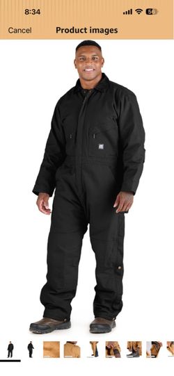Berne Men's Heritage Duck Insulated Coverall Size XL Regular