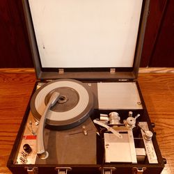 McClure Phonograph Projector Model 61 Picturephone Tube Record Player Works!