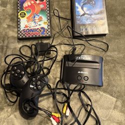 Sega Genesis Mini With Built In Games + 2 Games