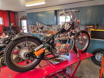 1966 and 1968 triumph motorcycle projects