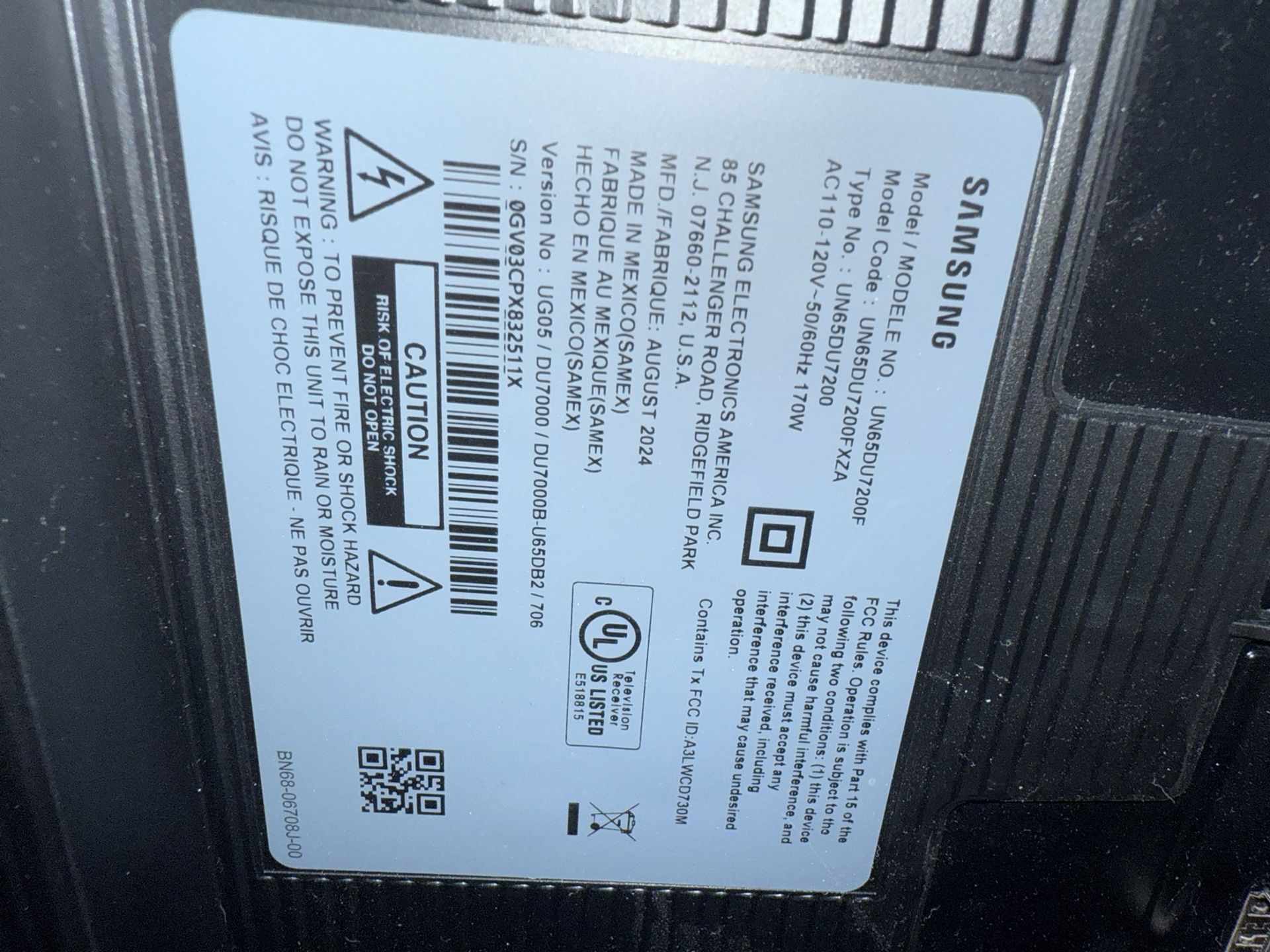 Samsung 65 Inch For Sale