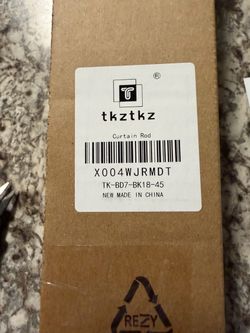 Brand new curtain rods 18” to 45” long