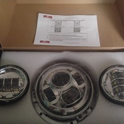 New Harley-Davidson 7 Inch Headlight