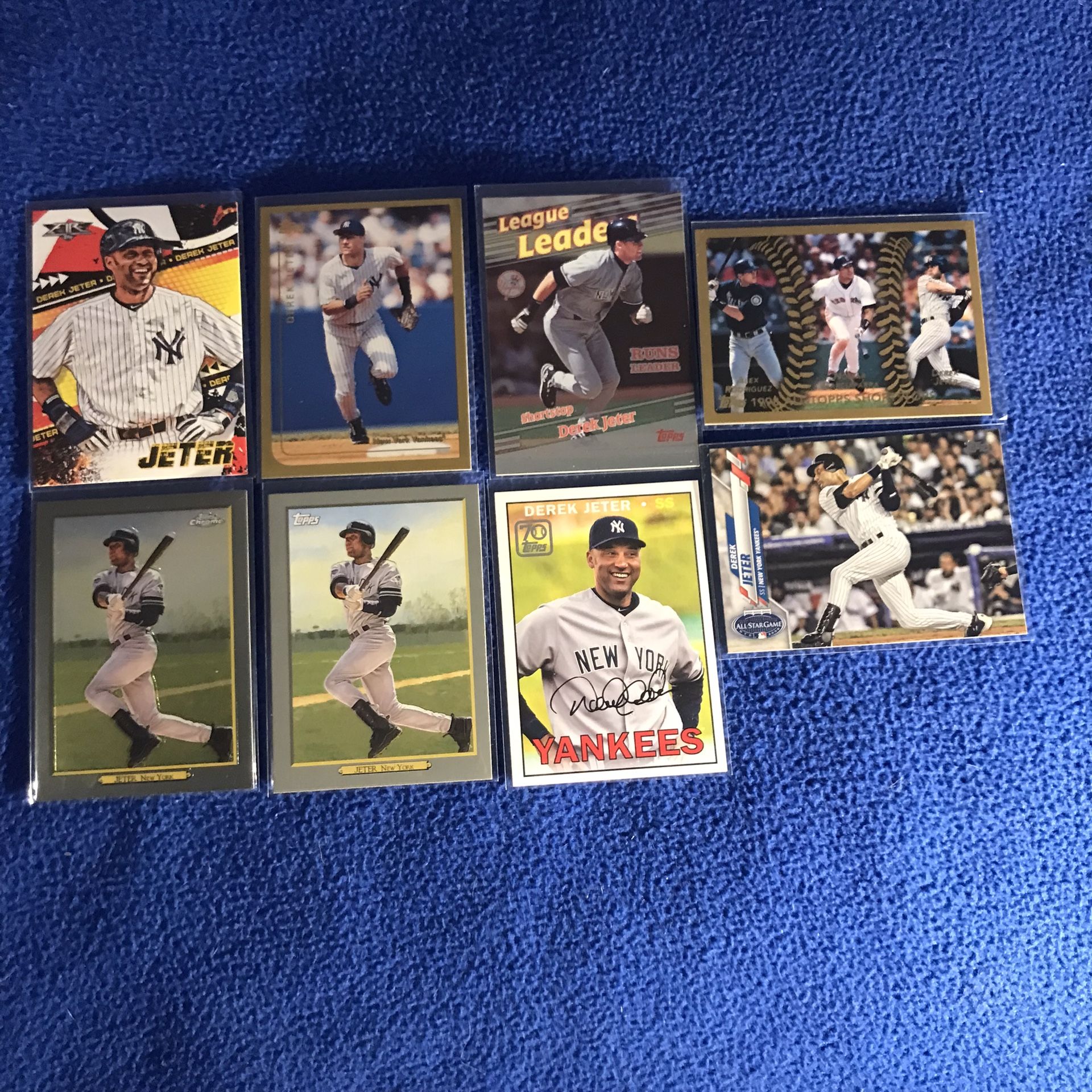 Derek Jeter Baseball Cards Yankees