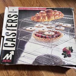 3-Tier METRO Cooling Rack – Stainless Steel, Clean & Gently Used