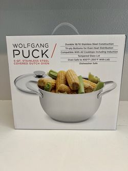 Wolfgang Puck 5-Qt Stainless Steel Dutch Oven